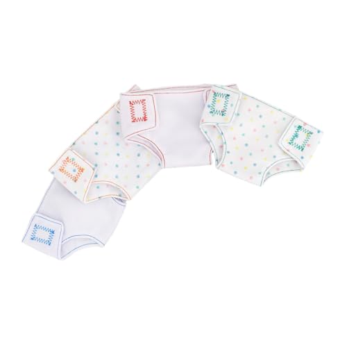BESTonZON 4 Stück Teiliges Puppenwindel für Puppen Verstellbare Doll Windeln aus Weichem Material Puppenzubehör für Rollenspiele Selbstständigkeit und Pflegefähigkeiten BESTonZON 4 Stück Teiliges Puppenwindel für Puppen Verstellbare Doll Windeln aus Weichem Material Puppenzubehör für Rollenspiele Selbstständigkeit und Pflegefähigkeiten von BESTonZON