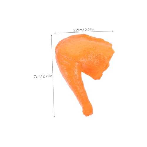 BESTonZON 4 Stück Teiliges Realistische Hähnchenkeulen Lebensmittelechtes Küchen Deko für Rollenspiel Fotorequisiten Vielseitig Verwendbar Langlebig BESTonZON 4 Stück Teiliges Realistische Hähnchenkeulen Lebensmittelechtes Küchen Deko für Rollenspiel Fotorequisiten Vielseitig Verwendbar Langlebig von BESTonZON