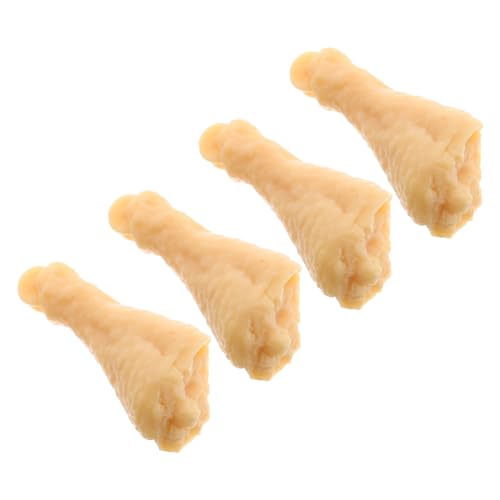 BESTonZON 4 Stück Teiliges Realistisches Hähnchenkeulen Modell aus Stabilem Resin Detailgetreues Fake Food für Hotel Dekoration und Fotorequisiten Sicher und Langlebig für Küche und BESTonZON 4 Stück Teiliges Realistisches Hähnchenkeulen Modell aus Stabilem Resin Detailgetreues Fake Food für Hotel Dekoration und Fotorequisiten Sicher und Langlebig für Küche und von BESTonZON