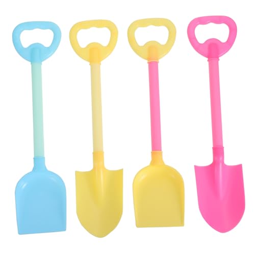 BESTonZON 4 Stück Teiliges Strandspielzeug aus Sicherem Kunststoff Tragbare Sandschaufeln mit Rundem Griff Bunte Strandspielzeuge für Jungen und Mädchen Schnee Zufällige Zufällige Farbe BESTonZON 4 Stück Teiliges Strandspielzeug aus Sicherem Kunststoff Tragbare Sandschaufeln mit Rundem Griff Bunte Strandspielzeuge für Jungen und Mädchen Schnee Zufällige Zufällige Farbe von BESTonZON