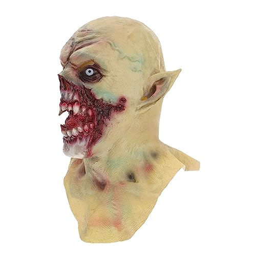 BESTonZON 4 Stück Vampir-Kopf bedeckung gruselige Zombie-Requisiten Gruselige Halloween-Maske Vampir-Kostüm halloween costume halloween kostüme kleidung Streiche für Erwachsene Zombie-Maske von BESTonZON