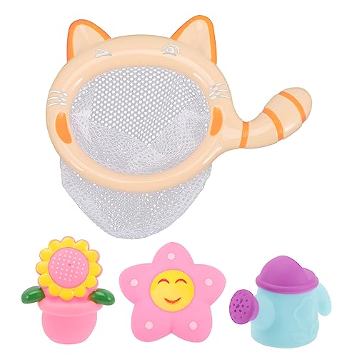 BESTonZON 4 Stück Wasserspielzeug Badespielzeug für Kinder Badespielzeug für Kleinkinder badespielzeug ab 6 Monate badewannenspielzeug für Babys Badespielzeug für Babys Spielzeug von BESTonZON