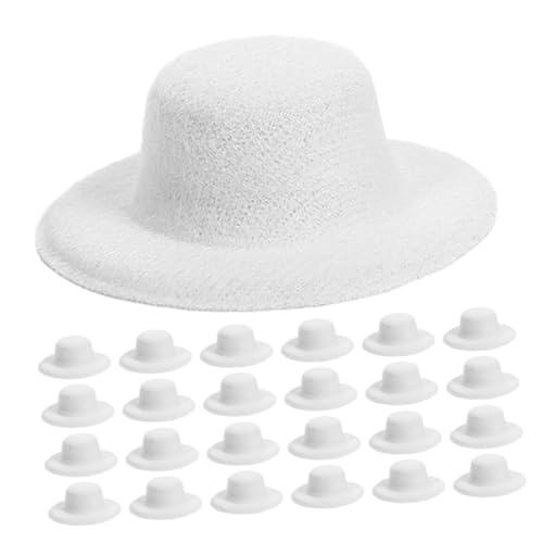 BESTonZON 40 Stück Kleine Weiße Hüte für Bastelprojekte Handgemachte Puppenaccessoires Haustierdekoration Personalisierbare DIY Hüte für Kreative und Heimdeko BESTonZON 40 Stück Kleine Weiße Hüte für Bastelprojekte Handgemachte Puppenaccessoires Haustierdekoration Personalisierbare DIY Hüte für Kreative und Heimdeko von BESTonZON