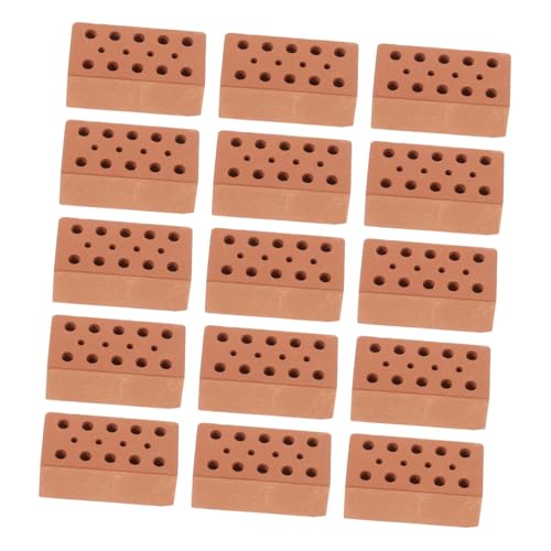 BESTonZON 40 Stück Teiliges Miniatur Ziegelstein Realistische Simulation Kompakte Bausteine für DIY Architekturmodelle Vielseitig Anpassbar Puppenhaus Zubehör für Modellbau BESTonZON 40 Stück Teiliges Miniatur Ziegelstein Realistische Simulation Kompakte Bausteine für DIY Architekturmodelle Vielseitig Anpassbar Puppenhaus Zubehör für Modellbau von BESTonZON