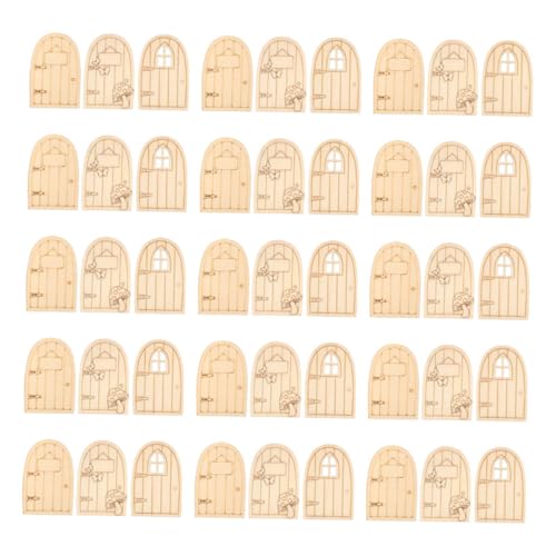 BESTonZON 45 Teiliges Bastelprojekt Mini Bastelprojekt Für Draußen Und Fenster Holzwand Landschaft Haus Bäume Kreative Dekoration Kunst Unbemalt Miniatur Unvollendete – BESTonZON 45 Teiliges Bastelprojekt Mini Bastelprojekt Für Draußen Und Fenster Holzwand Landschaft Haus Bäume Kreative Dekoration Kunst Unbemalt Miniatur Unvollendete – von BESTonZON