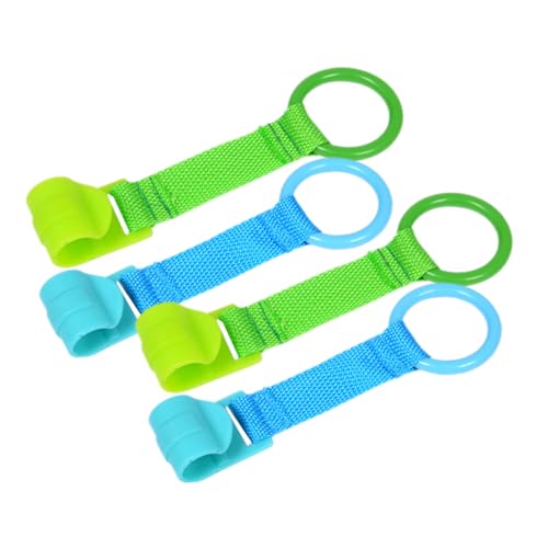 BESTonZON 4er Set Pull Up Ringe Sicherheitsringe Für Babys Und Kleinkinder Unterstützung Beim Stehen Und Laufen Geeignet Für Babybetten Und Laufgitter Und Je von BESTonZON