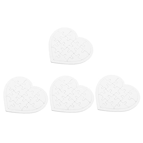 BESTonZON 4sätze Leere Puzzleteile Aus Pappe Blanko-malpuzzle Zum Zeichnen Für Junge Mädchen DIY Puzzle Zum Selbst Bemalen BESTonZON 4sätze Leere Puzzleteile Aus Pappe Blanko-malpuzzle Zum Zeichnen Für Junge Mädchen DIY Puzzle Zum Selbst Bemalen von BESTonZON