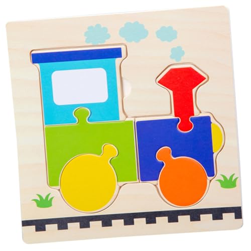 BESTonZON 5 Stück 1 Satz pädagogisches Spielzeug kinderzimmerdeko Dekoration kinderzimmer laufstall Spielzeug Kinderzimmer Spielzeug kinderpuzzle Puzzle für Kinder Puzzles aus Holz Hölzern von BESTonZON