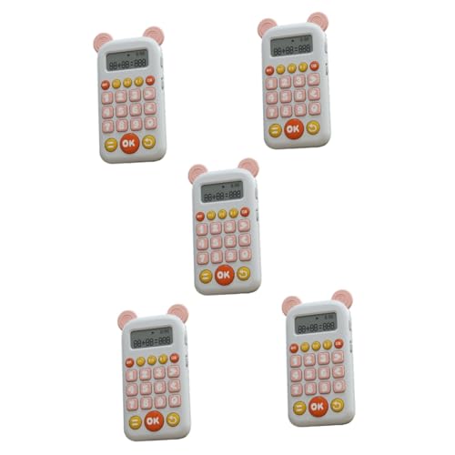 BESTonZON 5 Stück Mündliche Rechenmaschine Multiplikationsspiele Mathe Spiel Spielzeug Für Kinder Mädchen Mathe Lernspielzeug Kinderspielset Spielzeug Für Kinder Lernspielzeug Für von BESTonZON