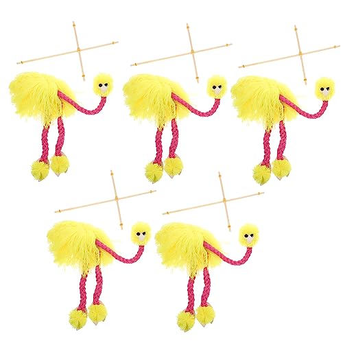 BESTonZON 5 Stück Schnurspielzeug Für Kinder Ausgestopfte Hunde Für Kinder Scrump Plüschpuppen Für Kinder Spielzeug Für Küken Stofftiere Plüschtiere Tierpuppen Ornamente Für Kinder von BESTonZON