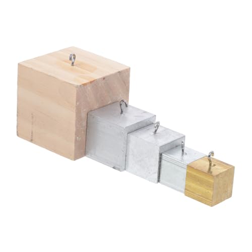 BESTonZON 5 Stück Teiliges Dichtewürfel Set Holz mit Haken für Physikalische Experimente Vielseitig Einsetzbar Minimalistisches Design Geeignet für Wissenschaftliche Demonstrationen BESTonZON 5 Stück Teiliges Dichtewürfel Set Holz mit Haken für Physikalische Experimente Vielseitig Einsetzbar Minimalistisches Design Geeignet für Wissenschaftliche Demonstrationen von BESTonZON