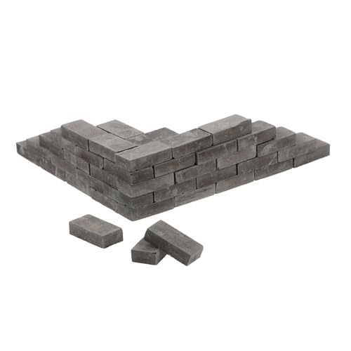 BESTonZON 50 Stück Maßstab Realistische Micro Dekoration für Garten DIY Puppenhaus Handgefertigte Backsteine für Fairy Garden und Landschaftsbau BESTonZON 50 Stück Maßstab Realistische Micro Dekoration für Garten DIY Puppenhaus Handgefertigte Backsteine für Fairy Garden und Landschaftsbau von BESTonZON