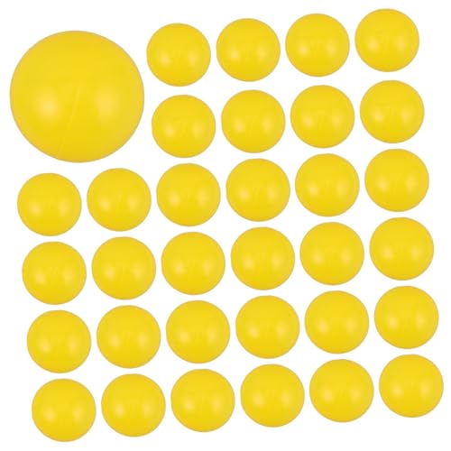 BESTonZON 50 Stück Meeresball Bällebad Für Babys Bällebad Für Kleinkinder Ozeanball Für Kinderaufbewahrungstasche Schwimmbeckenbälle Aus Kunststoff Bällebad, Bälle Yellow Plastik von BESTonZON