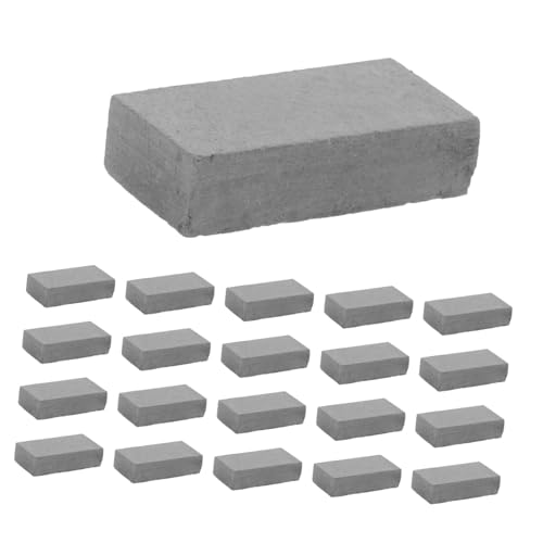 BESTonZON 50 Stück Miniatur Ziegelsteine Set Realistische Bauziegel für DIY Architekturmodelle Mini Wandsteine Kreative Bastelbausteine für Sandtisch Gartenlandschaft BESTonZON 50 Stück Miniatur Ziegelsteine Set Realistische Bauziegel für DIY Architekturmodelle Mini Wandsteine Kreative Bastelbausteine für Sandtisch Gartenlandschaft von BESTonZON