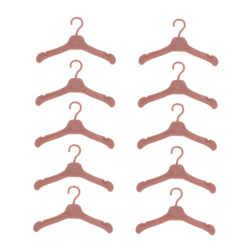 BESTonZON 50 Stück Puppenkleiderbügel aus Kunststoff Miniatur Kleiderständer für Puppenkleider Sicherer Praktischer Aufbewahrungsständer Tragbar und Vielseitig für Puppenoutfits BESTonZON 50 Stück Puppenkleiderbügel aus Kunststoff Miniatur Kleiderständer für Puppenkleider Sicherer Praktischer Aufbewahrungsständer Tragbar und Vielseitig für Puppenoutfits von BESTonZON