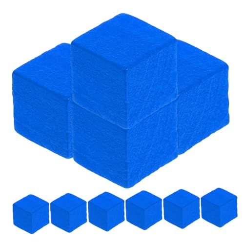 BESTonZON 50 Stück Schachzubehör Magnet-Schachspiel Erinnerungsschachbrett China-Schach Brettspielfiguren Schachspiele brettspiele schachfiguren Tabletop-Spielkomponente Holz Schach Blue von BESTonZON