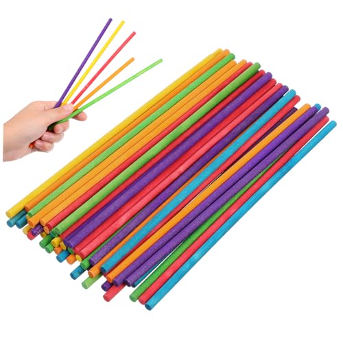 BESTonZON 50 Teiliges Instrument Für Schüler Streichhölzer Rhythmus Sticks Für Percussion Sticks In Großen Mengen Drumsticks Gestimmtes Spiel Elektrische Trommel Claves von BESTonZON