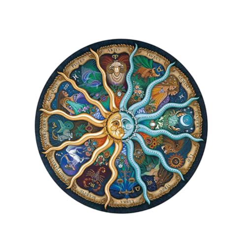 BESTonZON 500 Stück Rundes Puzzle Teile für Erwachsene Farbenfrohes Präzise Geschnittenes Karton Puzzle Pädagogisches Legespiel Langlebig und Unterhaltsam für Familie und Freunde BESTonZON 500 Stück Rundes Puzzle Teile für Erwachsene Farbenfrohes Präzise Geschnittenes Karton Puzzle Pädagogisches Legespiel Langlebig und Unterhaltsam für Familie und Freunde von BESTonZON