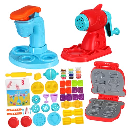 BESTonZON 51 Teiliges Knetset für Eiscreme Nudel und Hamburgerformern Bunte Knetwerkzeuge für Kreatives Motorische Geeignet für Jungen und Mädchen Ab Jahren BESTonZON 51 Teiliges Knetset für Eiscreme Nudel und Hamburgerformern Bunte Knetwerkzeuge für Kreatives Motorische Geeignet für Jungen und Mädchen Ab Jahren von BESTonZON
