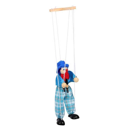 BESTonZON 5st Marionette Strauß Spielzeug Entzückende Puppen Einzigartig Clown-Puppe Clown-handpuppe Figur Statue Ornament Das Geschenk Wohnakzente Dekor Mädchen Marinette Hölzern Holz Kind von BESTonZON