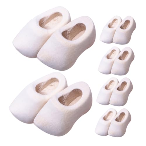 BESTonZON 6 Paare Miniatur Holzclogs Unlackiert DIY Mini Holzschuhe für Puppenhaus Zubehör Sammler Bastelprojekte und Erwachsene Kreatives Dekor BESTonZON 6 Paare Miniatur Holzclogs Unlackiert DIY Mini Holzschuhe für Puppenhaus Zubehör Sammler Bastelprojekte und Erwachsene Kreatives Dekor von BESTonZON