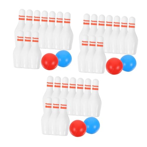 BESTonZON 6 Sätze Miniatur Bowling Modellset aus Hochwertigem Umweltfreundlichem Resin mit Roten und Blauen Kugeln Sowie Kegeln Realistische Puppenhaus Dekoration für Drinnen für BESTonZON 6 Sätze Miniatur Bowling Modellset aus Hochwertigem Umweltfreundlichem Resin mit Roten und Blauen Kugeln Sowie Kegeln Realistische Puppenhaus Dekoration für Drinnen für von BESTonZON