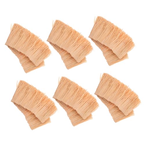 BESTonZON 6 Stück Künstliche Stroh-dachmatten Miniatur-dachstroh für Puppenhaus und Mikrolandschaft Langlebiges Natürlich Wirkendes Material für DIY Basteln und Dekoration BESTonZON 6 Stück Künstliche Stroh-dachmatten Miniatur-dachstroh für Puppenhaus und Mikrolandschaft Langlebiges Natürlich Wirkendes Material für DIY Basteln und Dekoration von BESTonZON