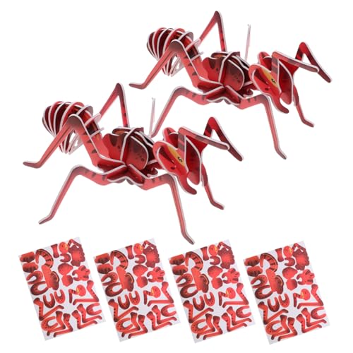 BESTonZON 6 Stück Teiliges Ameisenpuzzle aus Karton Realistische Insektenmodelle Stem Lernspielzeug für Kreative DIY Bastelsets Naturwissenschaft und Insektenkunde BESTonZON 6 Stück Teiliges Ameisenpuzzle aus Karton Realistische Insektenmodelle Stem Lernspielzeug für Kreative DIY Bastelsets Naturwissenschaft und Insektenkunde von BESTonZON