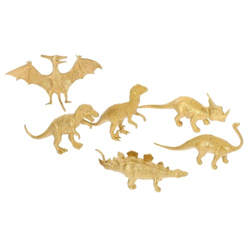 BESTonZON 6 Stück Teiliges Dinosaurier Figuren aus Kunststoff Detailgetreue Miniatur Dinosaurier Modelle Dekorative Spielzeugfiguren für Kinderzimmer und Dino Mottoparty Robust und Farblich BESTonZON 6 Stück Teiliges Dinosaurier Figuren aus Kunststoff Detailgetreue Miniatur Dinosaurier Modelle Dekorative Spielzeugfiguren für Kinderzimmer und Dino Mottoparty Robust und Farblich von BESTonZON