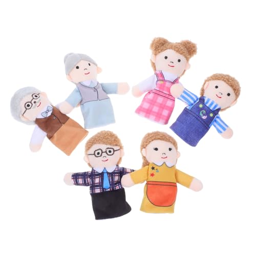 BESTonZON 6 Stück Teiliges Fingerpuppen Familie Plüsch Handpuppen für Geschichtenerzählen Rollenspiel Vorschule Kreatives Lernspielzeug für Eltern und Lehrer Zuhause Theater BESTonZON 6 Stück Teiliges Fingerpuppen Familie Plüsch Handpuppen für Geschichtenerzählen Rollenspiel Vorschule Kreatives Lernspielzeug für Eltern und Lehrer Zuhause Theater von BESTonZON