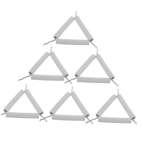 BESTonZON 6 Stück Teiliges Labor Keramik Eisendraht Tiegel Dreieck Halter Hitzebeständig Stabil und Robust für Hochtemperatur Experimente im Chemielabor BESTonZON 6 Stück Teiliges Labor Keramik Eisendraht Tiegel Dreieck Halter Hitzebeständig Stabil und Robust für Hochtemperatur Experimente im Chemielabor von BESTonZON