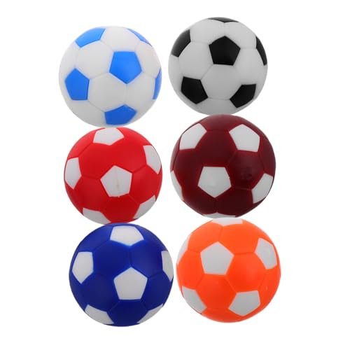 BESTonZON 6 Stück Teiliges Tischfußball aus Robustem HIPS Farbenfrohe Ersatzspielbälle für Langlebig und Kompakt für Tischfußballspiele und Trainingszwecke BESTonZON 6 Stück Teiliges Tischfußball aus Robustem HIPS Farbenfrohe Ersatzspielbälle für Langlebig und Kompakt für Tischfußballspiele und Trainingszwecke von BESTonZON