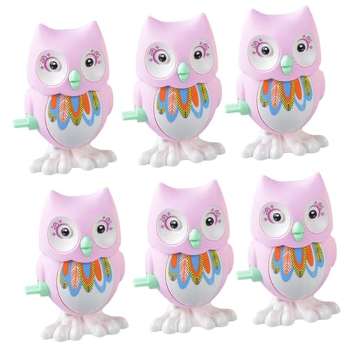 BESTonZON 6 Stück Teiliges Wind up Eulen aus Robustem Kunststoff mit Glatten Kanten Federmechanismus für Jungen und Mädchen Farblich Sortiert für Partyspaß und Lernspielzeug Zufällige Farbe BESTonZON 6 Stück Teiliges Wind up Eulen aus Robustem Kunststoff mit Glatten Kanten Federmechanismus für Jungen und Mädchen Farblich Sortiert für Partyspaß und Lernspielzeug Zufällige Farbe von BESTonZON