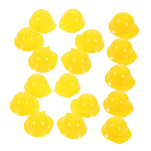 BESTonZON 60 Stück Mini Bauhelme aus Robustem Kleine Sicherheitshelme für Puppen und Haustierdeko Vielseitig Einsetzbar als Party Deko und DIY Zubehör in Gelb BESTonZON 60 Stück Mini Bauhelme aus Robustem Kleine Sicherheitshelme für Puppen und Haustierdeko Vielseitig Einsetzbar als Party Deko und DIY Zubehör in Gelb von BESTonZON