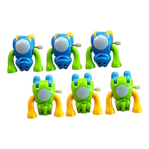 BESTonZON 6St Eimer Spielzeug aufziehen Mini-Babyspielzeug Mini-Frösche Kinder bevorzugen Spielzeug Animals Toys for Spielzeug zum aufziehen Aufzieh Spielzeug Desktop-Ornament Abs von BESTonZON