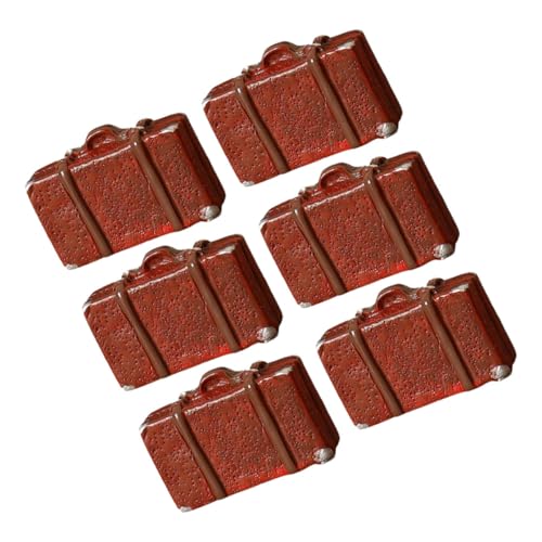 BESTonZON 6stücke Teiliges Set Vintage Puppenhaus Mini Koffer Aus Resin Retro Reisegepäck Für Puppen Kreative Requisiten Und Dekoration Für Spielzeug Und Fotografie BESTonZON 6stücke Teiliges Set Vintage Puppenhaus Mini Koffer Aus Resin Retro Reisegepäck Für Puppen Kreative Requisiten Und Dekoration Für Spielzeug Und Fotografie von BESTonZON