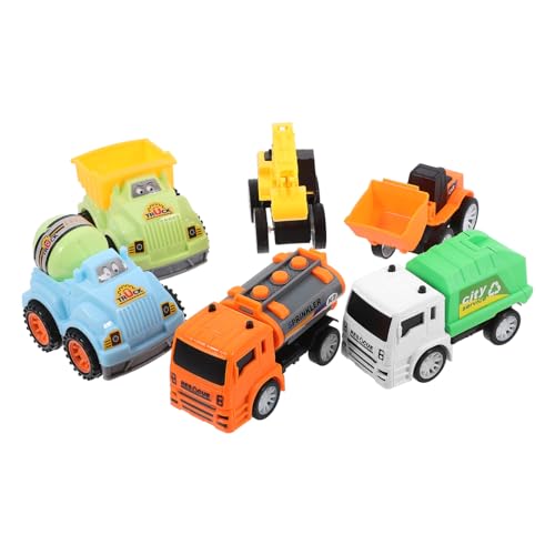 BESTonZON 6St Spielzeugauto zurückziehen Kinderspielzeug Kinder ziehen Autos zurück Mini-Spielzeug zum Zurückziehen Kinder Auto Autos Kinder Spielzeug für Kinderfahrzeuge Auto Spielzeug Abs von BESTonZON