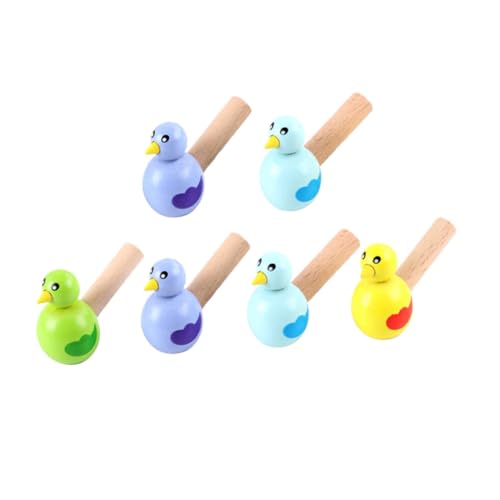 BESTonZON 6St Vogelpfeife aus Holz Blowouts Krachmacher Tierisches Pfeifenspielzeug pfeift Tiere musical toy instruments kinderinstrumente pfeife spielzeug Kinder pfeifen Spielzeug hölzern von BESTonZON