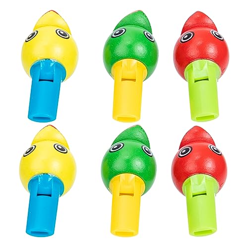 BESTonZON 6St Vogelpfeifruf kinderinstrumente kinder musikinstrumente fun toy Vogelpfeifen für Erwachsene Musikinstrumente für Babys Vogelspielzeug für Kinder Musikspielzeug für Kinder Holz von BESTonZON