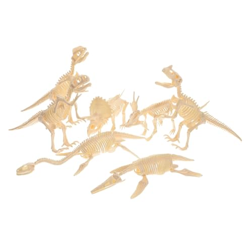 BESTonZON 7 Stück Teiliges Dinosaurier Skelett Bastelset DIY Lernspielzeug Dinosaurier Knochen zum Zusammenbauen für Kreative Fossilienfans und Wissenschaftsentdecker BESTonZON 7 Stück Teiliges Dinosaurier Skelett Bastelset DIY Lernspielzeug Dinosaurier Knochen zum Zusammenbauen für Kreative Fossilienfans und Wissenschaftsentdecker von BESTonZON