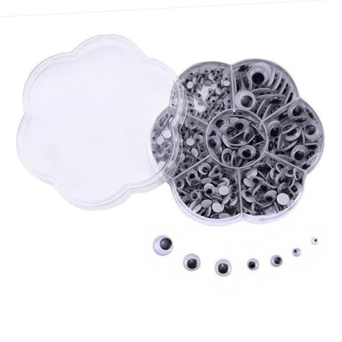 BESTonZON 700 Stück Selbstklebende Wackelaugen Aufkleber Rund Verschiedene DIY Bastelset für Scrapbooking Dekoration Zubehör BESTonZON 700 Stück Selbstklebende Wackelaugen Aufkleber Rund Verschiedene DIY Bastelset für Scrapbooking Dekoration Zubehör von BESTonZON