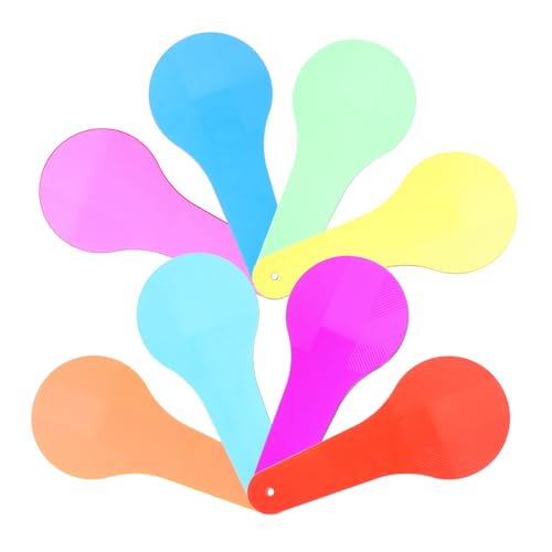 BESTonZON 8 Blatt Transparente Farbfolien für Farbmischung Teiliges für Grundschule Sicheres Kreatives Lernspielzeug zur Farbentdeckung und Farberziehung BESTonZON 8 Blatt Transparente Farbfolien für Farbmischung Teiliges für Grundschule Sicheres Kreatives Lernspielzeug zur Farbentdeckung und Farberziehung von BESTonZON