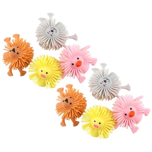 BESTonZON 8 Stück Teiliges Fingerpuppen Set aus Weichem TPR Lustige Tierfiguren für Junge Mädchen und Kleinkinder Interaktives Fingerspielzeug mit Hoher Abriebfestigkeit Geeignet für BESTonZON 8 Stück Teiliges Fingerpuppen Set aus Weichem TPR Lustige Tierfiguren für Junge Mädchen und Kleinkinder Interaktives Fingerspielzeug mit Hoher Abriebfestigkeit Geeignet für von BESTonZON