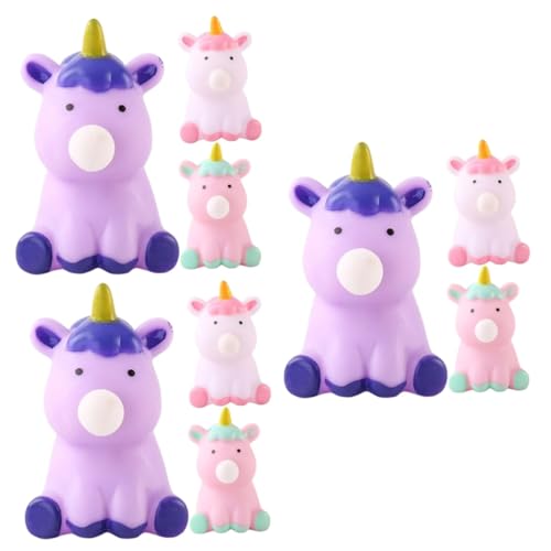 BESTonZON 9 STK Prise Musik Spielzeug für Kinder kinderspielzeug einhorndeko hühner Spielzeug Toys Funny Presents Dehnbares Spielzeug Squeeze Toy Stressabbauer Geschenk Stressball von BESTonZON