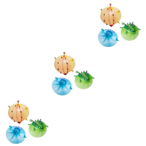 BESTonZON 9 STK Spielzeug Blasen Dinosaurier-Kugel Fidget-Ball-Spielzeug aufblasbares Bällebad-Spielzeug Spielzeug für Kinder kinderspielzeug Spielzeug Set Funny Toys Dekompressionsspielzeug von BESTonZON