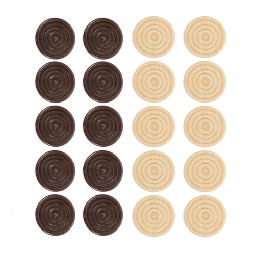 BESTonZON 96 Stück Teiliges Holzspiel Steine Runde Schachfiguren Langlebige und Glatte Oberfläche Geeignet für Erwachsene und Fördert Logik und Vorstellungskraft BESTonZON 96 Stück Teiliges Holzspiel Steine Runde Schachfiguren Langlebige und Glatte Oberfläche Geeignet für Erwachsene und Fördert Logik und Vorstellungskraft von BESTonZON