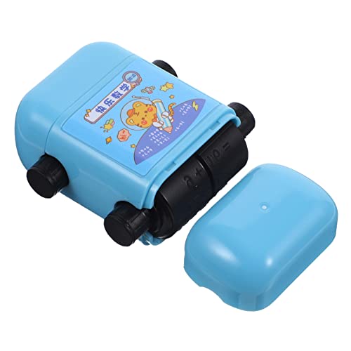 BESTonZON Additions- und Subtraktions-Rechenstempel Mathe Stempel Stempel Mathematikstempel kinderstempel Mathe-Stempelwalze rollende Mathestempel Briefmarken Mathe-Rolle Plastik Blue von BESTonZON