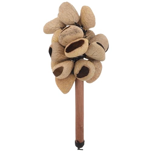 BESTonZON Afrikanischer Naturshaker, Maracas, afrikanisches Musikinstrument, natürliche Fruchtschalenrassel, musikalische Schlaginstrumente für Erwachsene und Anfänger BESTonZON Afrikanischer Naturshaker, Maracas, afrikanisches Musikinstrument, natürliche Fruchtschalenrassel, musikalische Schlaginstrumente für Erwachsene und Anfänger von BESTonZON