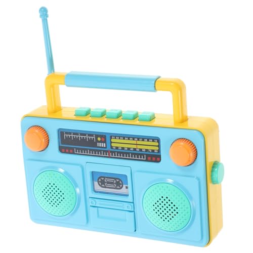 BESTonZON Analoges Radio Babyspielzeug Kinderspielzeug Radio Spielzeug Gefälschtes Radio Spielzeug Spielzeug Spielhaus Spielzeug Kinder Rollenspiel Spielzeug Haushaltsgerät von BESTonZON