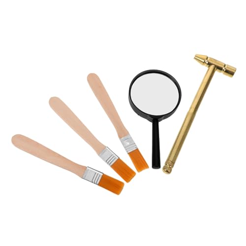 BESTonZON Archäologie Ausgrabungsset für Teilig mit Metallhammer Lupe Pinsel Meißel Langlebiges Stem Lernspielzeug zur Motorischer Fähigkeiten und Wissenschaftlichen Denkens BESTonZON Archäologie Ausgrabungsset für Teilig mit Metallhammer Lupe Pinsel Meißel Langlebiges Stem Lernspielzeug zur Motorischer Fähigkeiten und Wissenschaftlichen Denkens von BESTonZON